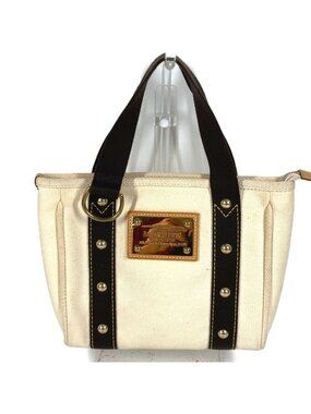 Louis Vuitton Handbag Cabas PM Canvas White